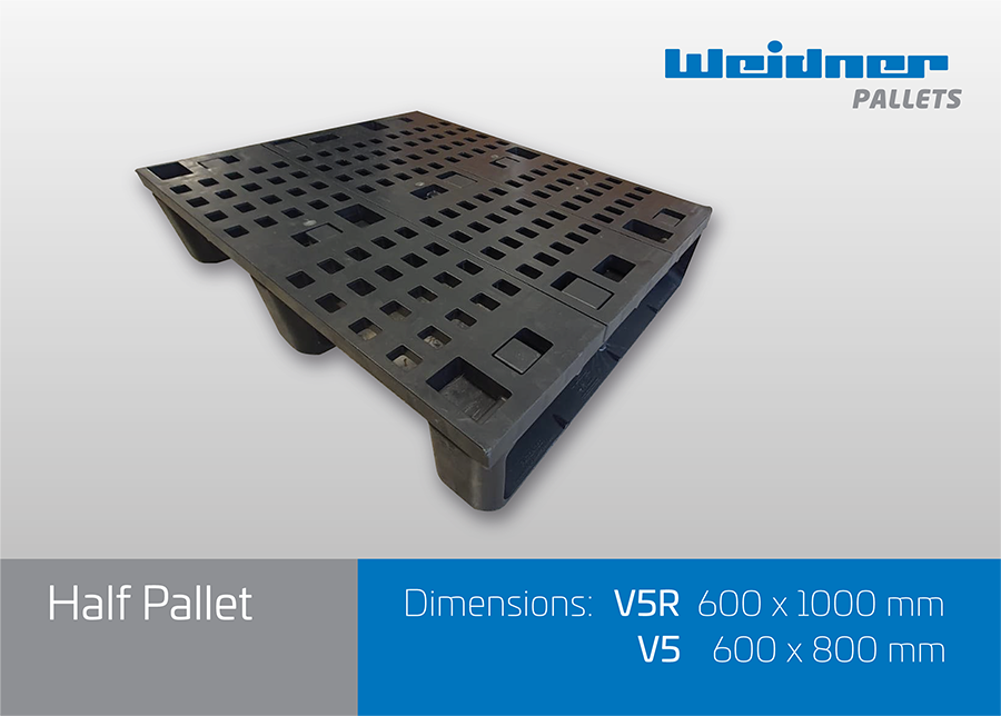 Plastic pallets : PALLET 600X800 MM
